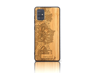 Coque arrière FLEURS Samsung Galaxy A51